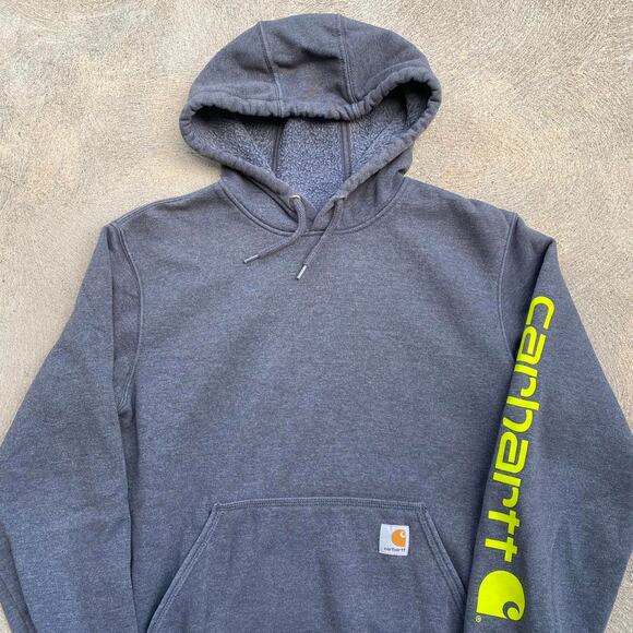 Grey Carhartt hoodie size small - Picture 2 of 4